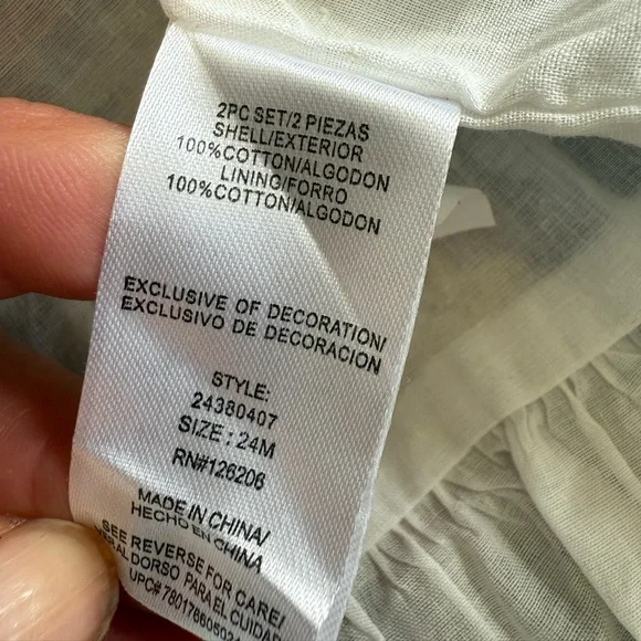 Laura Ashley, London, little girls 24 month dress floral NWT lined - Picture 9 of 16